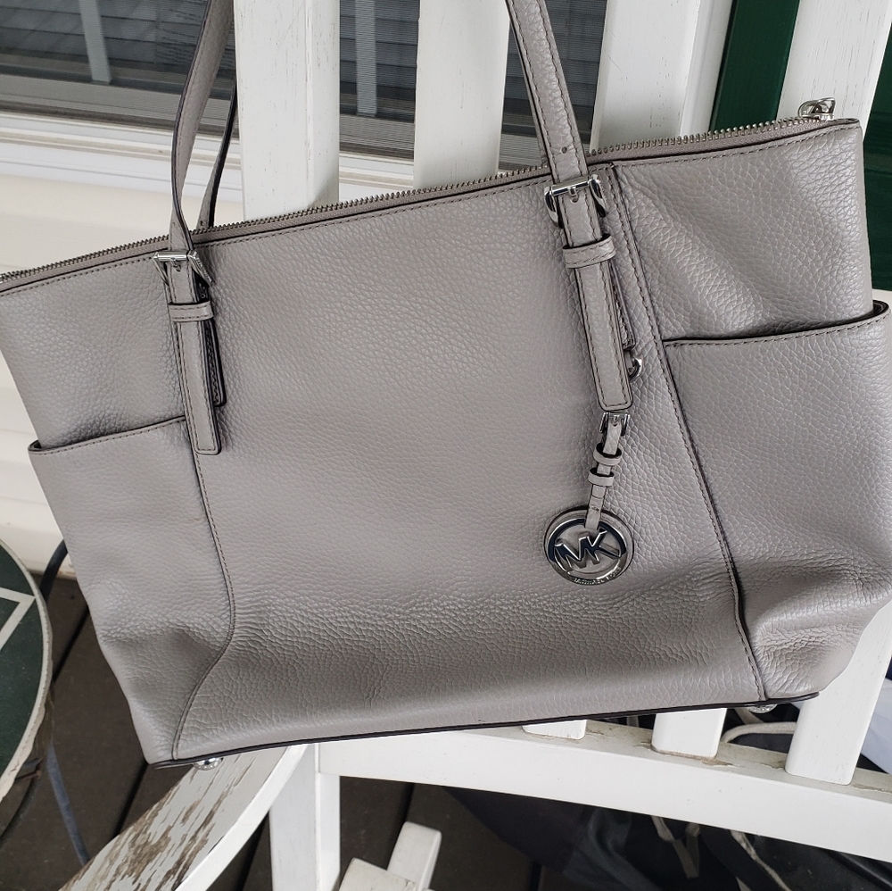 Michael Kors Grey leather shoulder bag